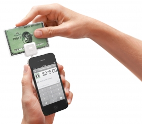 Square's mobile phone attachment allows anybody to accept credit card payments with their smartphone.